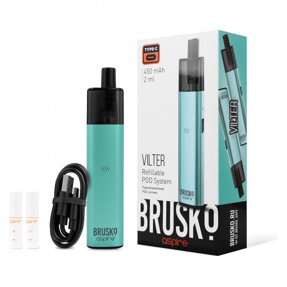 Электронная сигарета Brusko - Vilter (Голубой) купить в Краснодаре