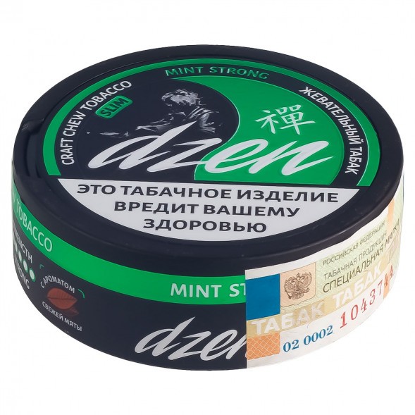 Табак жевательный DZEN Strong - Mint Slim (Мята) купить в Краснодаре