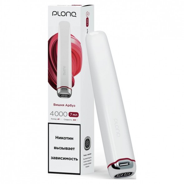 PLONQ PLUS PRO - Вишня Арбуз (4000 затяжек) купить в Краснодаре