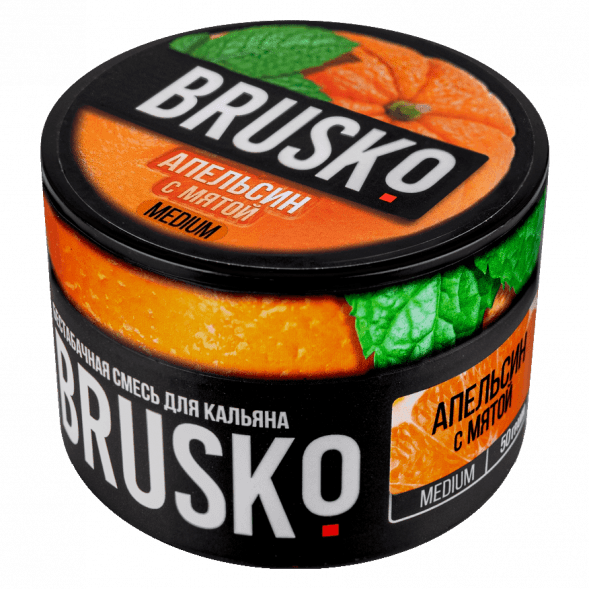 Смесь Brusko Medium - Апельсин с Мятой (50 грамм) купить в Краснодаре
