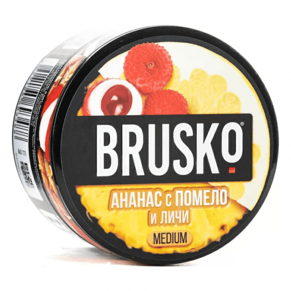 Смесь Brusko Medium - Ананас с Помело и Личи (50 грамм) купить в Краснодаре