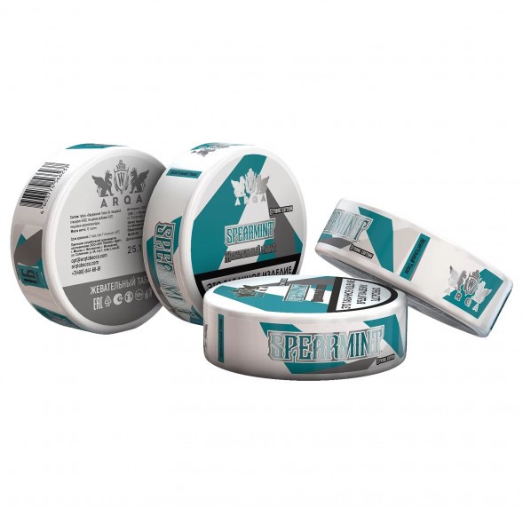 Табак жевательный ARQ Tobacco - Spearmint (10 грамм) купить в Краснодаре