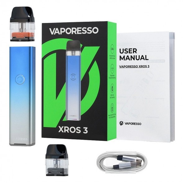 Электронная сигарета Vaporesso XROS 3 - Sky Blue купить в Краснодаре