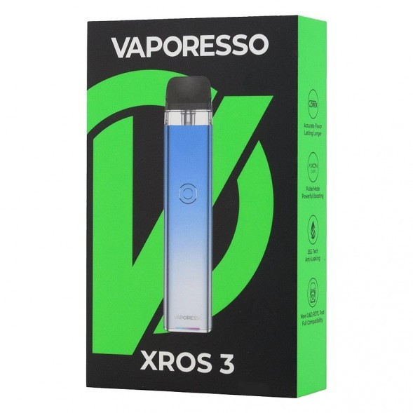 Электронная сигарета Vaporesso XROS 3 - Sky Blue купить в Краснодаре