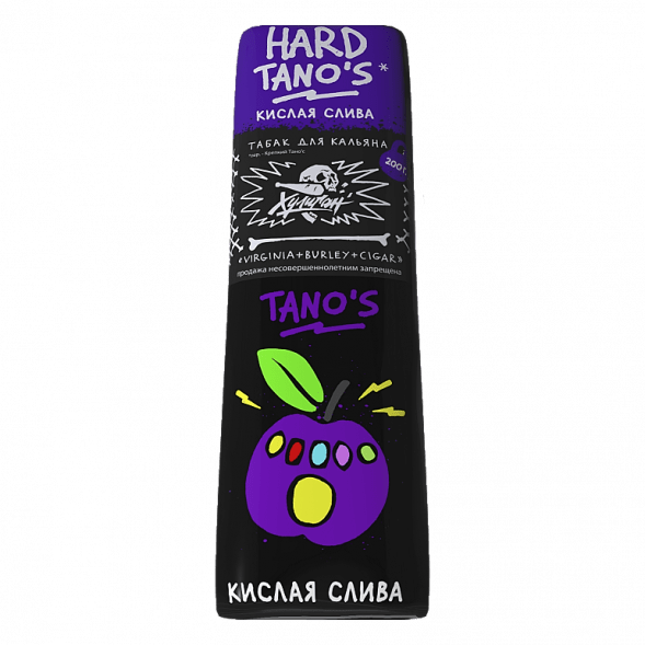 Табак Хулиган Hard - Tanos (Кислая Слива, 200 грамм) купить в Краснодаре