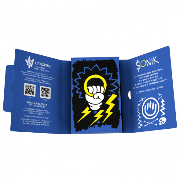 Табак Хулиган Hard - Sonik (Фруктовые Кукурузные Колечки, 25 грамм) купить в Краснодаре