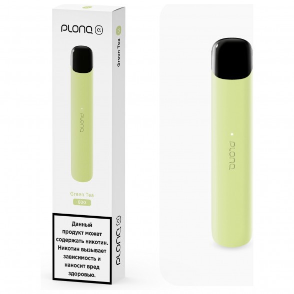 PLONQ ALPHA - Зелёный Чай (600 затяжек) купить в Краснодаре